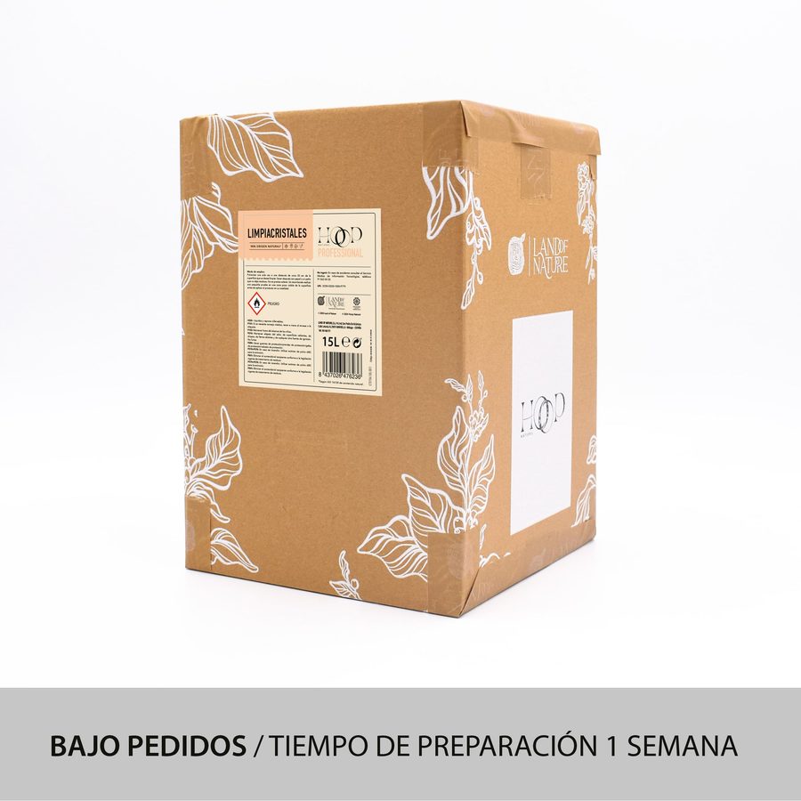 Hoop Natural Limpiacristales · Caja 6× 1L bot.