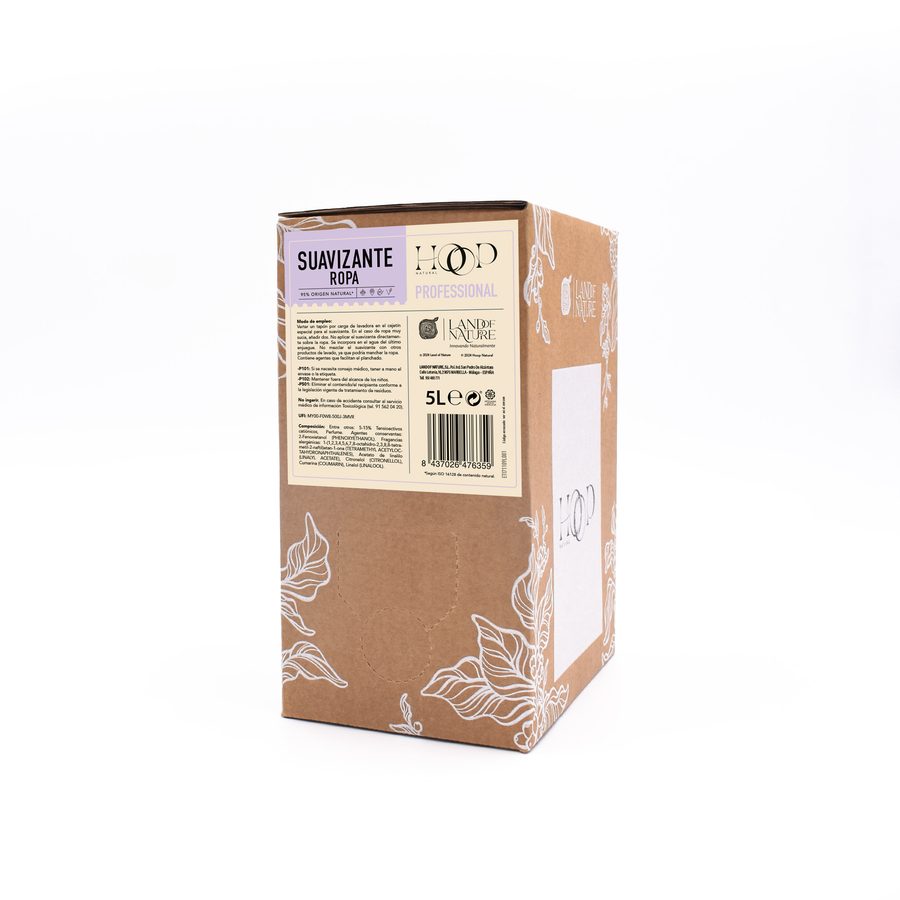 Hoop Natural Suavizante Ropa Azahar · Caja 6× 1L bot.